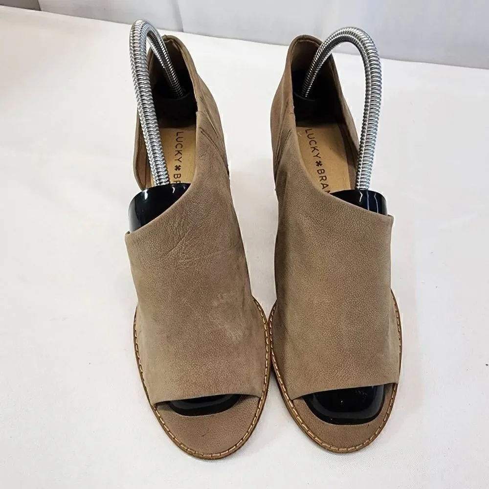 Lucky Brand Women's Jaxy Pump Tan Size 8.5